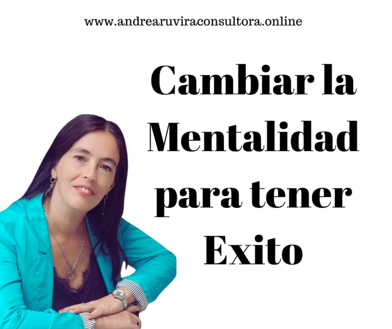 Cambiar la mentalidad Andrea Ruvira